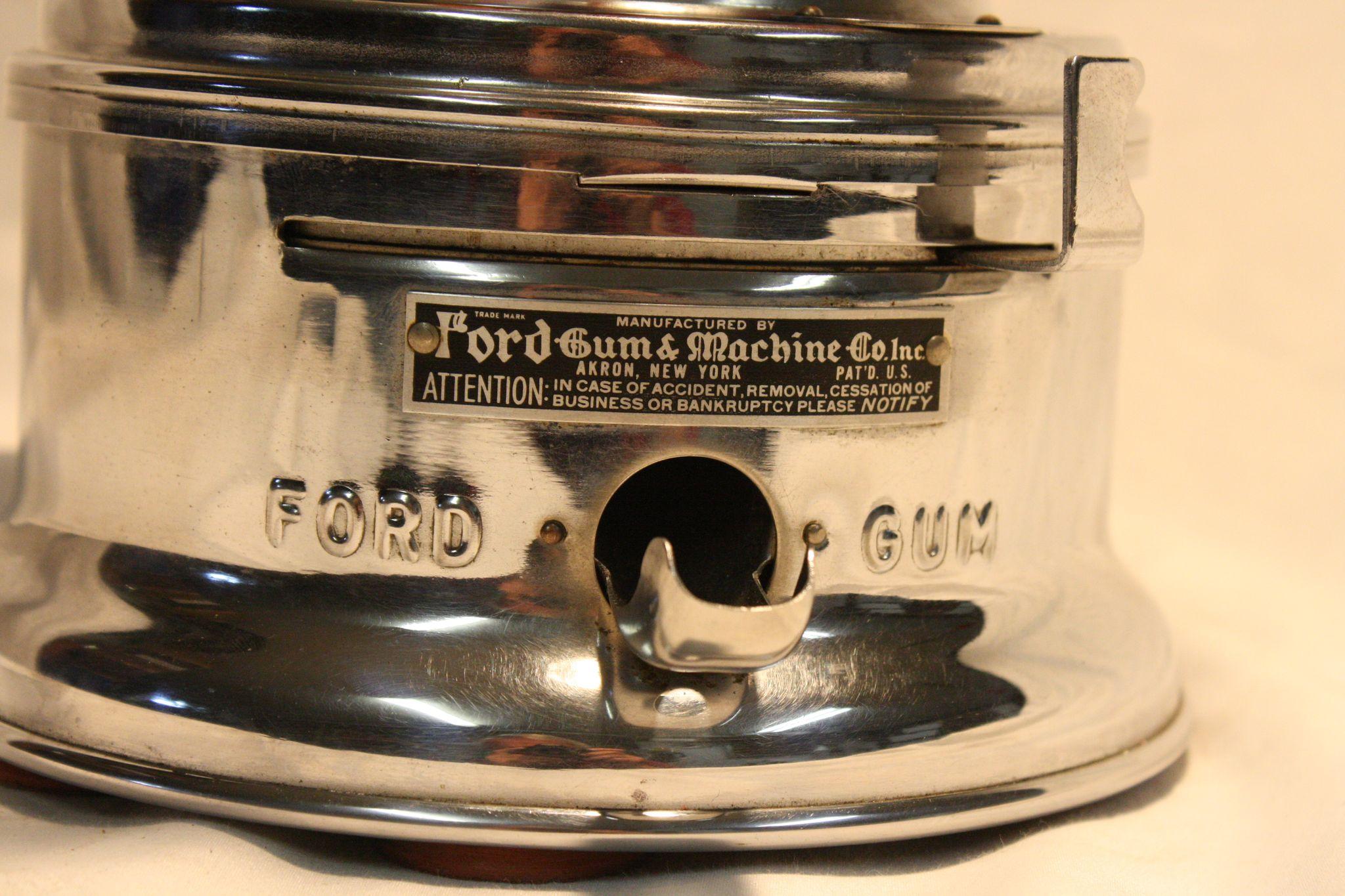 Ford Gum Machine Serial Numbers